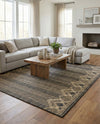 Urban Terrace Collection Area Rug -  Loft Rectangle Charcoal  lifestyle 16