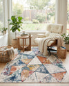 Jewel Oasis Collection Area Rug -  Topaz Rectangle Multi  lifestyle 6