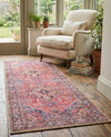 Heritage Elegance Collection Area Rug -  Alhambra Runner Red  lifestyle 67