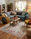 Brighton Terrace Collection Area Rug -  Saltdean Rectangle Ivory  lifestyle 14