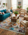 Arcadia Rugs Collection Area Rug -  Elysium Rectangle Multi  lifestyle 6