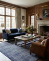 Berkshire Estate Collection Area Rug - Windsor (Blueberry) Rectangle Blueberry  lifestyle 3