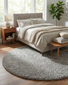 Alpine Plush Collection Area Rug -  Cortina (Sterling) Round Sterling  lifestyle 25