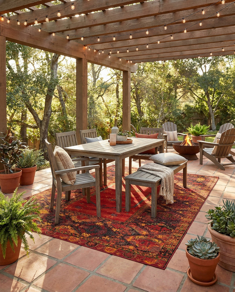 Safari Escape Rugs Collection Area Rug - Serengeti Rectangle Multi  lifestyle 32