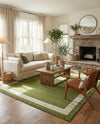 Studio Haven Collection Area Rug -  Alcove (Green) Rectangle Green  lifestyle 9