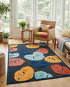 Caribbean Terrace Collection Area Rug -  Grenada Rectangle Charcoal  lifestyle 14