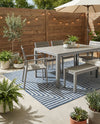 Urban Terrace Collection Area Rug -  Astoria (Blue) Rectangle Blue  lifestyle 6