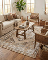 Patio Heritage Collection Area Rug -  Augusta (Natural) Rectangle Natural  lifestyle 28