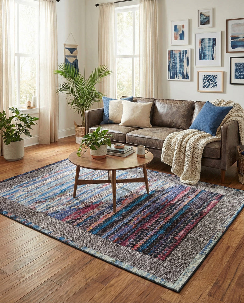 Urban Terrace Collection Area Rug -  Oasis Rectangle Multi  lifestyle 22