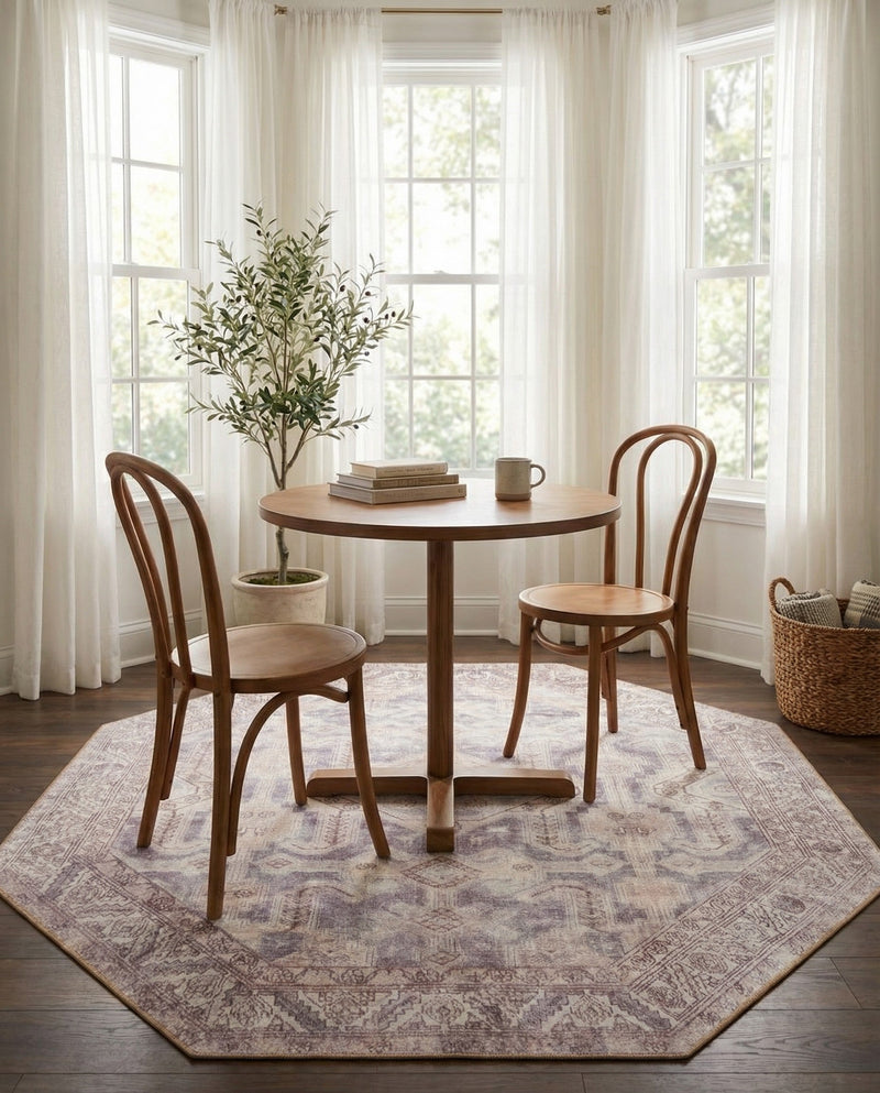Heritage Elegance Collection Area Rug -  Charlottenburg Octagon Gray  lifestyle 51