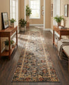 Neptune Elegance Collection Area Rug -  Galatea (Blue) Runner Blue  lifestyle 54