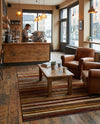 Bistro Lounge Collection Area Rug -  Americano Rectangle Beige  lifestyle 13
