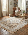 Patio Heritage Collection Area Rug -  Augusta (Natural) Rectangle Natural  lifestyle 15