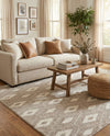 Sienna Collection Area Rug - Umbria Rectangle Smokey Taupe  lifestyle 54