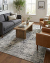 Bloomsbury Elegance Collection Area Rug -  Belgravia Rectangle Gray  lifestyle 28