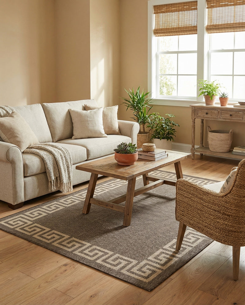 Sahara Sands Collection Area Rug -  Elephantine Rectangle Brown  lifestyle 22