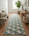 Seaside Haven Rugs Collection Area Rug -  Pelican Runner Stone Blue  lifestyle 43