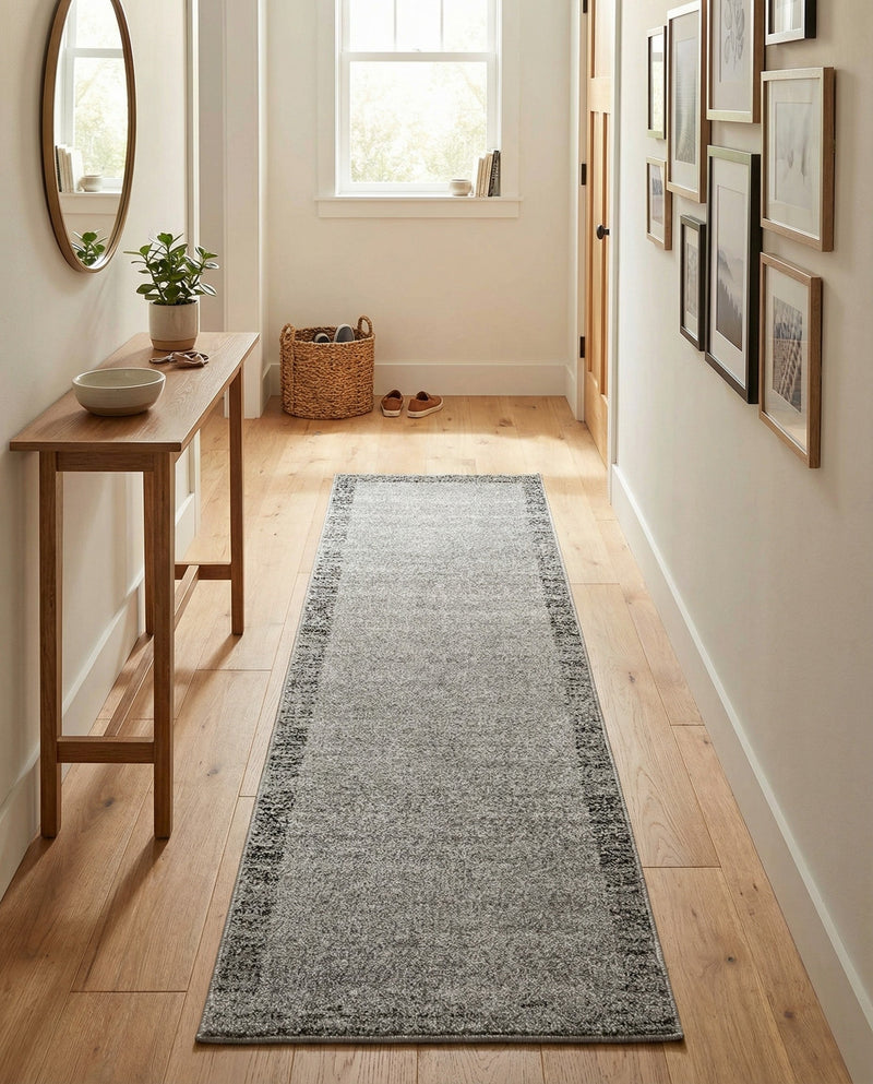 Studio Haven Collection Area Rug -  Conservatory (Light Gray) Runner Light Gray  lifestyle 49
