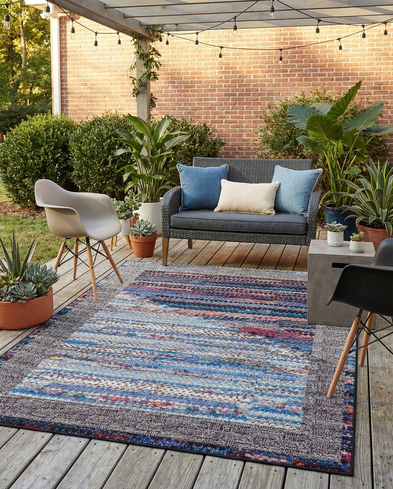 Urban Terrace Collection Area Rug -  Oasis Rectangle Multi  lifestyle 23