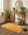 Dover Terrace Collection Area Rug -  Lagoon (Orange) Rectangle Orange  lifestyle 9