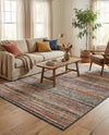Jewel Oasis Collection Area Rug - Sapphire (Multi) Rectangle Multi  lifestyle 15