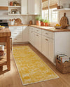 Dover Terrace Collection Area Rug -  Lagoon (Yellow) Runner Yellow  lifestyle 64