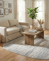 Serenity Sands Collection Area Rug -  Tranquilbay Oval Cream  lifestyle 71