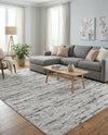 Bloomsbury Elegance Collection Area Rug -  Soho Rectangle Gray  lifestyle 18