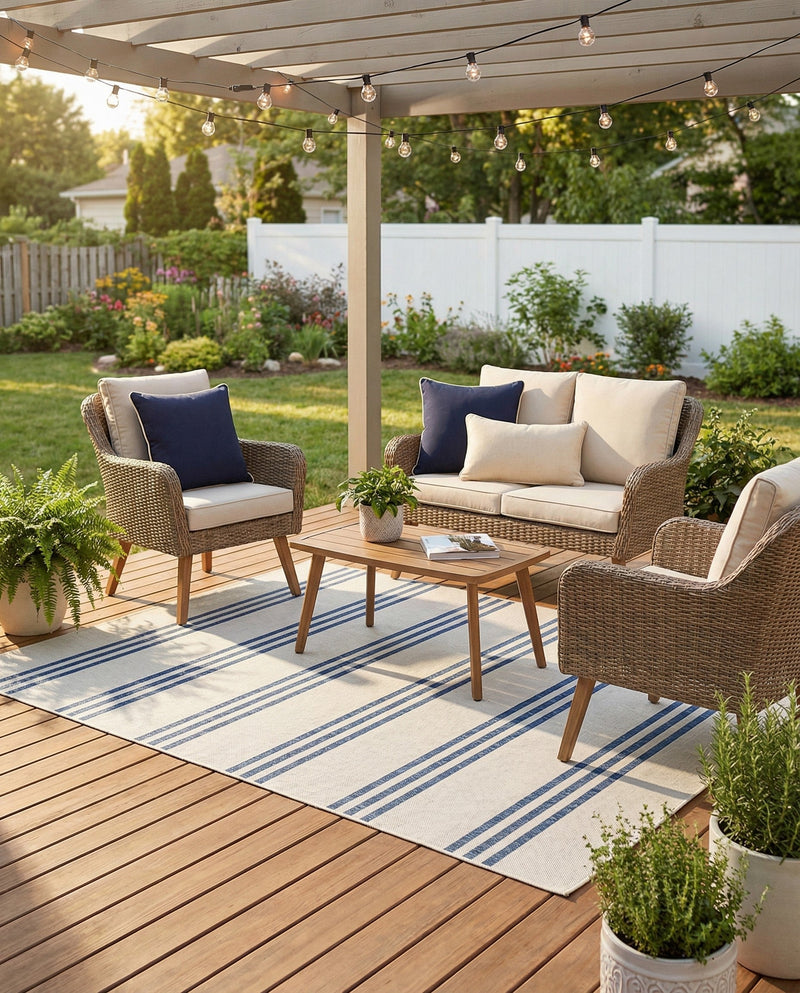 Urban Oasis Rugs Collection Area Rug -  District (Ivory) Rectangle Ivory  lifestyle 11