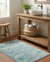 Dover Terrace Collection Area Rug -  Lagoon (Aqua) Rectangle Aqua  lifestyle 19