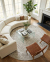 Urban Oasis Rugs Collection Area Rug -  Penthouse (Gray) Round Gray  lifestyle 22