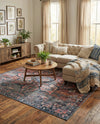 Vintage Memories Collection Area Rug -  Hindsight Square Multi  lifestyle 60