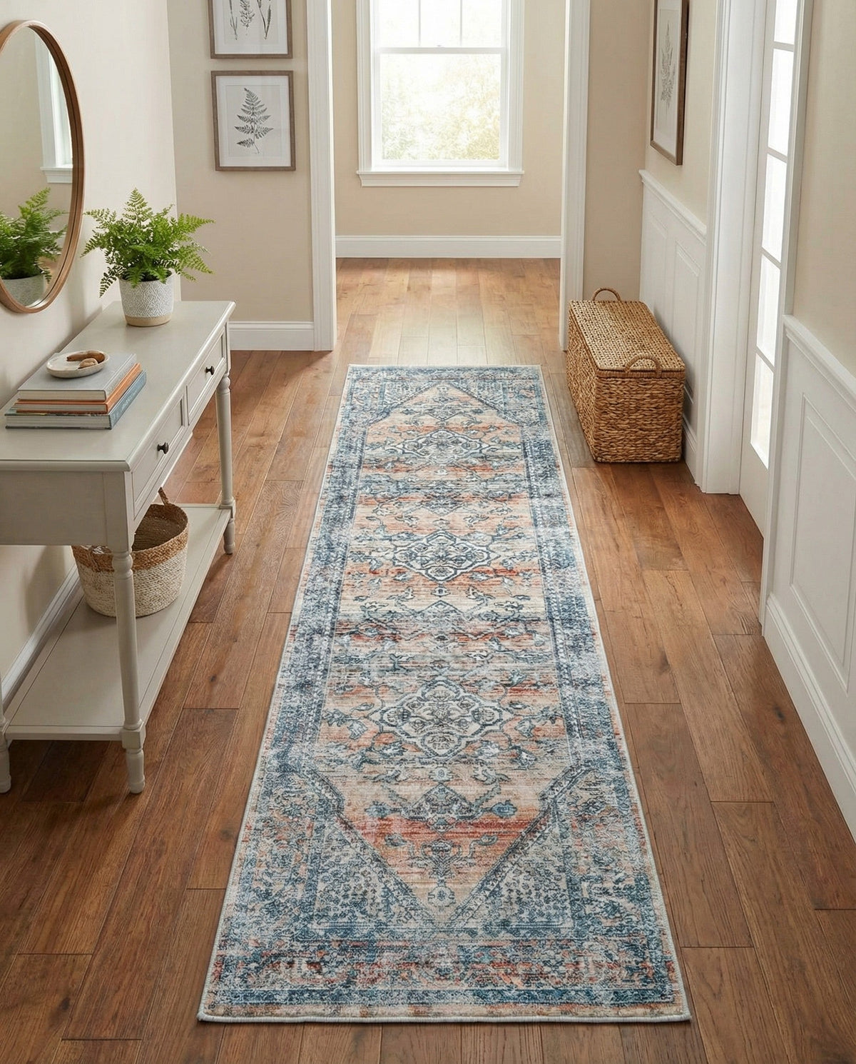 Coastal Haven Collection Area Rug -  Marina Runner Multi  lifestyle 187