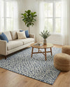 Savannah Escape Collection Area Rug - Mara Rectangle Navy Blue  lifestyle 35