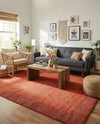 Studio Haven Collection Area Rug -  Conservatory (Terracotta) Rectangle Terracotta  lifestyle 9