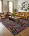 Caribbean Cove Collection Area Rug -  Vincent Rectangle Multi  lifestyle 3