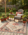 Patio Heritage Collection Area Rug -  Meadow Rectangle Multi  lifestyle 13