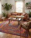 Caribbean Cove Collection Area Rug -  Martinique Rectangle Multi  lifestyle 4
