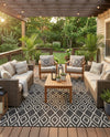 Urban Oasis Rugs Collection Area Rug -  Boulevard (Charcoal Gray) Rectangle Charcoal Gray  lifestyle 5