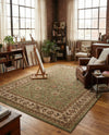 Jaipur Elegance Collection Area Rug -  Nahargarh (Green) Rectangle Green  lifestyle 14