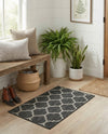 Savannah Pergola Collection Area Rug - Arbor (Black) Rectangle Black  lifestyle 27