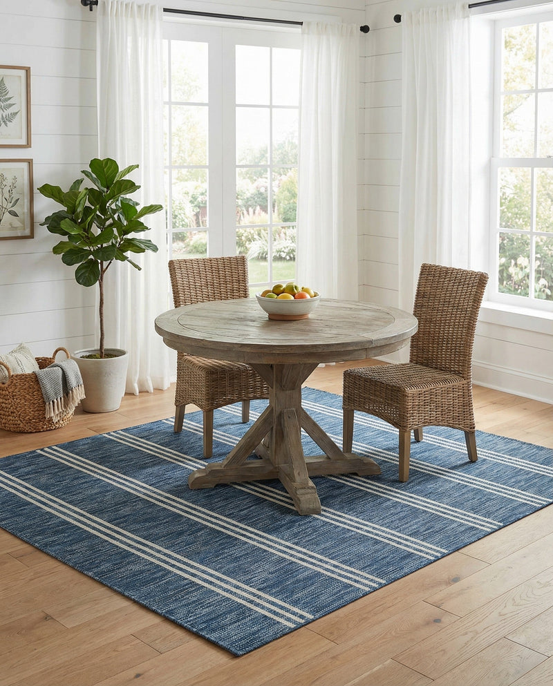 Urban Oasis Rugs Collection Area Rug -  District (Blue) Rectangle Blue  lifestyle 7