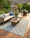 Savannah Pergola Collection Area Rug - Arbor (Gray) Rectangle Gray  lifestyle 4