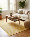 Urban Oasis Rugs Collection Area Rug -  Boulevard (Yellow Ivory) Rectangle Yellow Ivory  lifestyle 15
