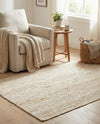 Woven Seaside Jute Collection Area Rug - Savannah (White) Rectangle White  lifestyle 17