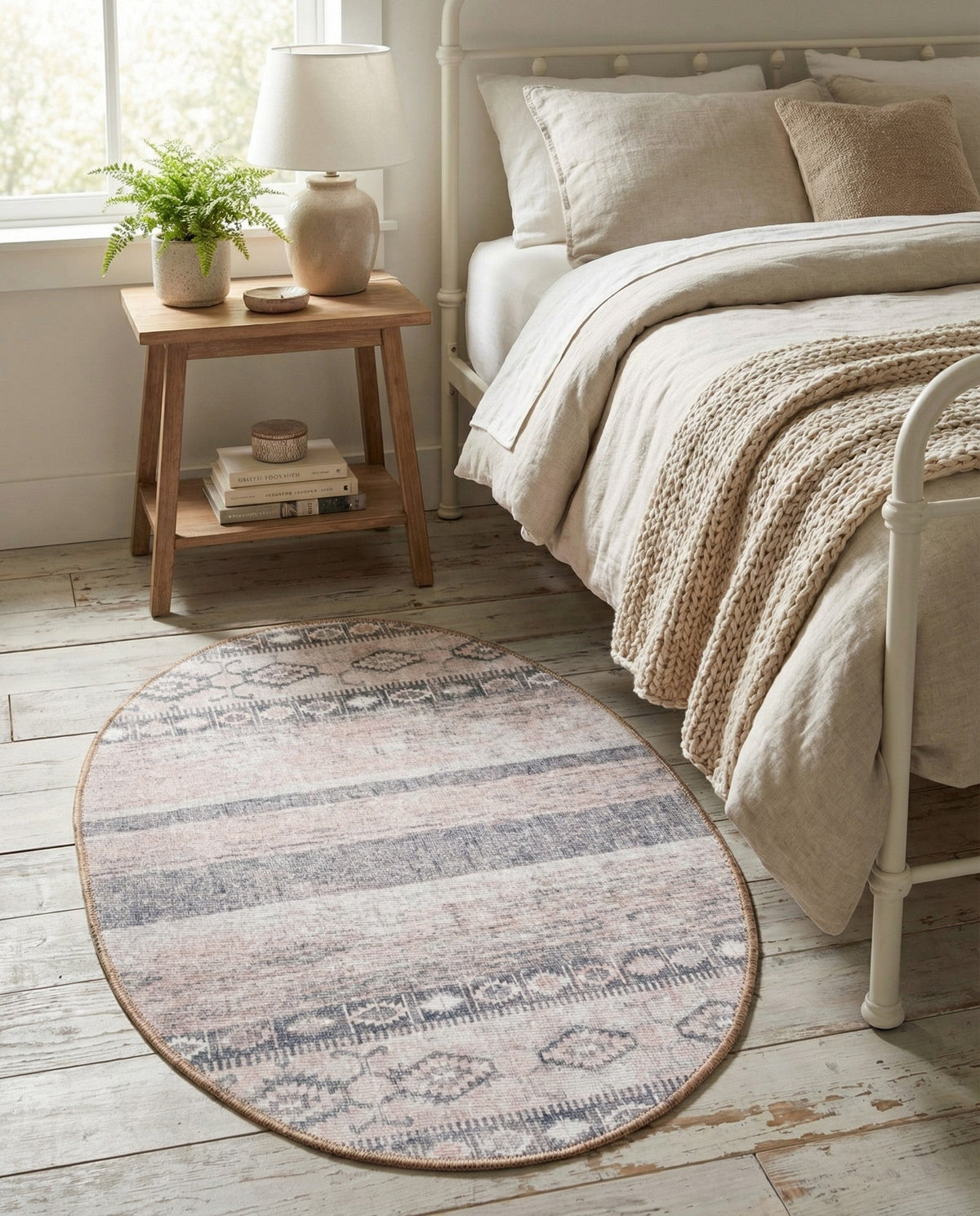 Heritage Elegance Collection Area Rug -  Edinburgh Oval Gray  lifestyle 145