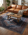 Rovaniemi Collection Area Rug - Lapland Square Charcoal and Gray  lifestyle 30
