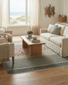 Zagros Oasis Collection Area Rug -  Kermanshah Rectangle Blue  lifestyle 3