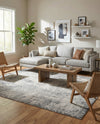Riviera Elegance Collection Area Rug -  Grasse Rectangle Dark Gray  lifestyle 15
