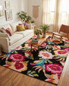 Seaside Blooms Collection Area Rug -  Versailles Rectangle Multi  lifestyle 16